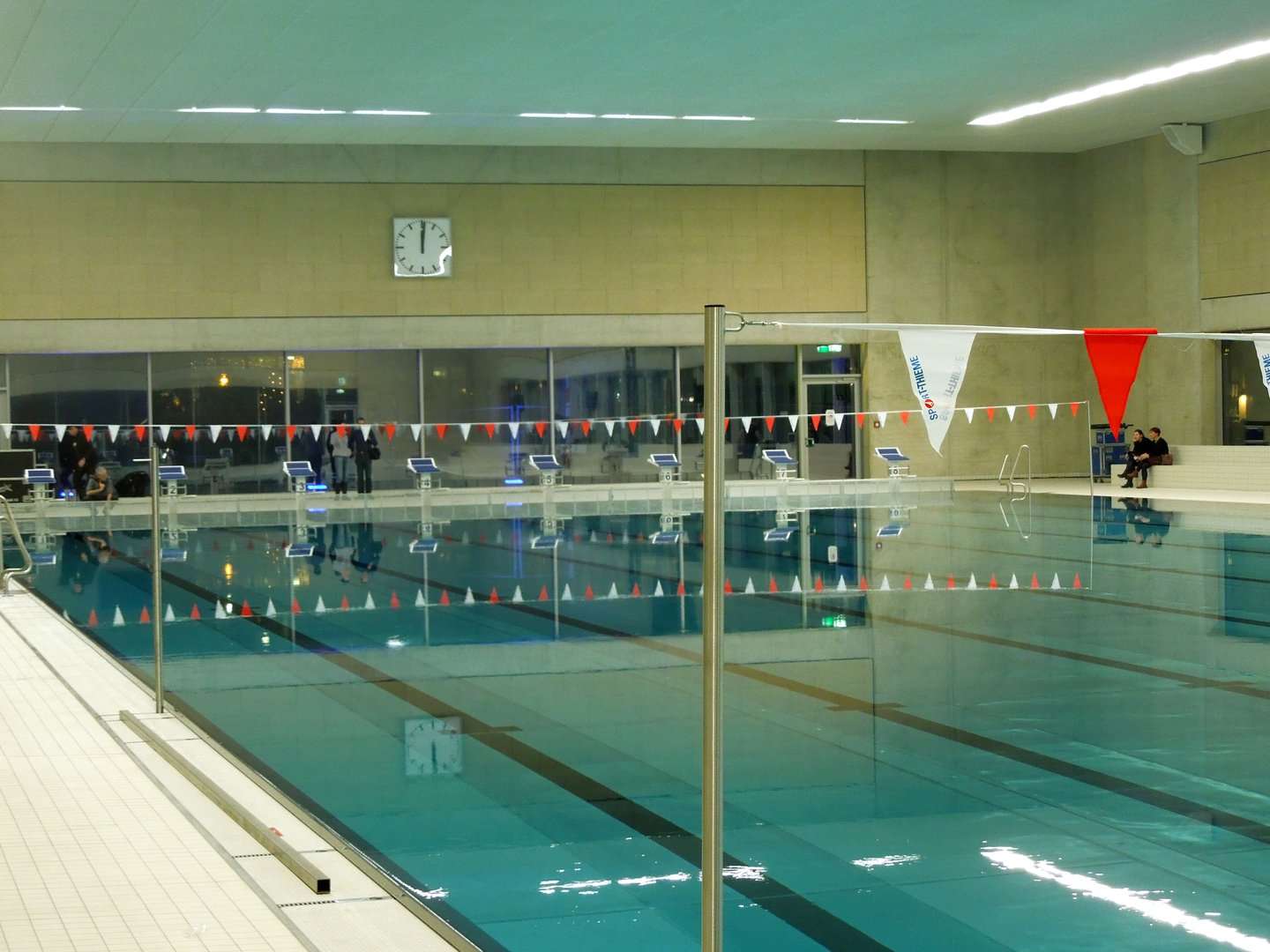 Neue Schwimmhalle am Freiberger Platz - 50 m Becken
